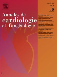 Annales de cardiologie et d'angéiologie