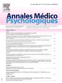 Annales médico-psychologiques