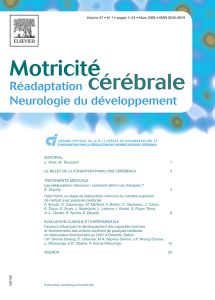 Motricité cérébrale