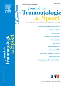 Journal de Traumatologie du Sport