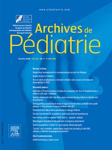 Archives de pédiatrie