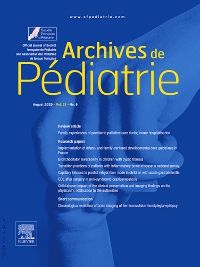 Archives de pédiatrie