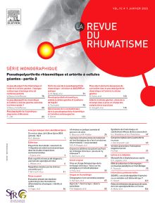 Revue du Rhumatisme