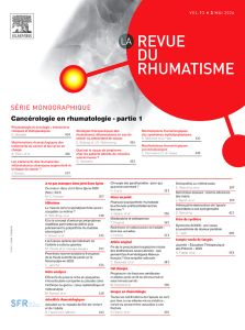 Revue du Rhumatisme