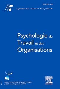 Psychologie du Travail et des Organisations