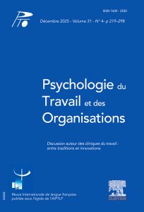 Psychologie du Travail et des Organisations