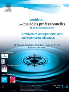 Archives des maladies professionnelles et de l'environnement