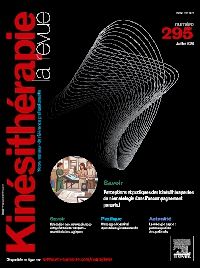 Kinésithérapie, la revue
