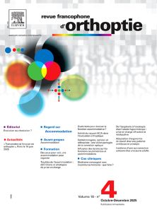 Revue Francophone d'Orthoptie