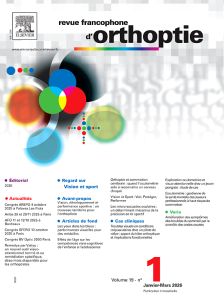 Revue Francophone d'Orthoptie