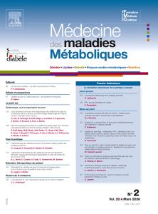 Médecine des maladies Métaboliques