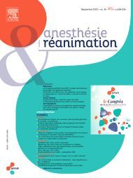 Anesthésie & Réanimation