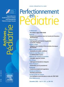 Perfectionnement en Pédiatrie