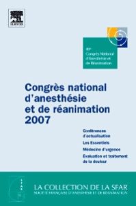 Congrès national d'anesthésie et de réanimation 2007