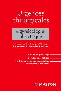 Urgences chirurgicales en gynécologie-obstétrique