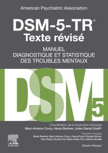 DSM-5-TR Manuel diagnostique et statistique des troubles mentaux, texte révisé