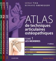 Atlas de techniques articulaires ostéopathiques T1 à T3. PACK