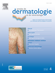 Annales de dermatologie et de vénéréologie