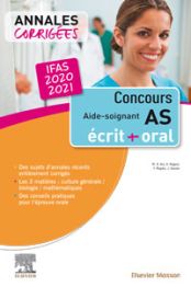 Concours Aide-soignant - Annales corrigées - IFAS 2020, Livre