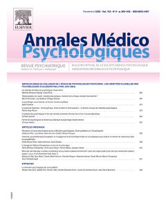 Annales m&eacute;dico-psychologiques