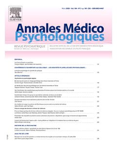 Annales m&eacute;dico-psychologiques