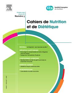 Cahiers de nutrition et de di&eacute;t&eacute;tique