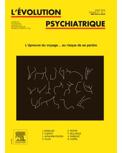 &Eacute;volution psychiatrique (L')