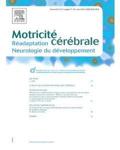 Motricit&eacute; c&eacute;r&eacute;brale