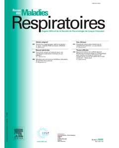 Revue des Maladies Respiratoires