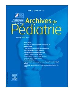 Archives de p&eacute;diatrie