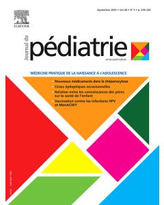 Journal de p&eacute;diatrie et de pu&eacute;riculture