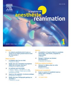 Le praticien en anesth&eacute;sie r&eacute;animation