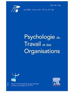 Psychologie du Travail et des Organisations