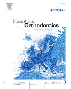 International Orthodontics