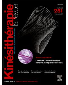 Kinésithérapie la Revue