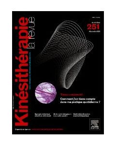 Kinésithérapie, la revue