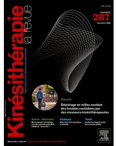 Kin&eacute;sith&eacute;rapie, la revue
