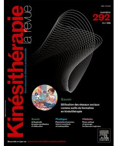 Kin&eacute;sith&eacute;rapie, la revue
