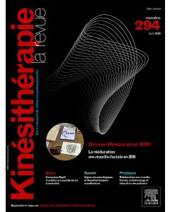 Kin&eacute;sith&eacute;rapie, la revue