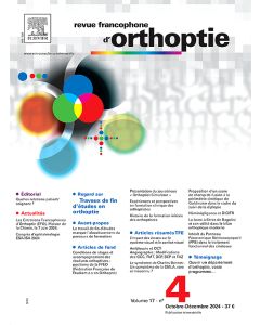 Revue Francophone d'Orthoptie