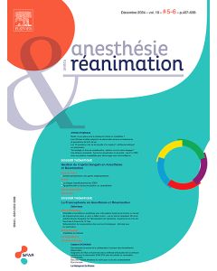 Anesthésie & Réanimation