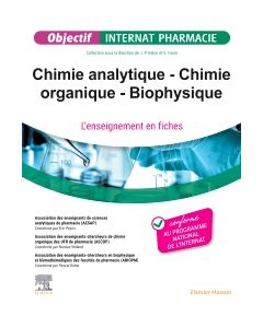 Chimie analytique - Chimie organique - Biophysique