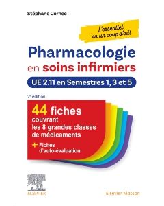 Pharmacologie en soins infirmiers en un coup d'oeil