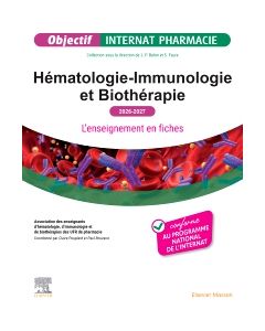 Hématologie-Immunologie et Biothérapie 2026-2027