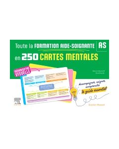Toute la formation aide-soignante en 250 cartes mentales