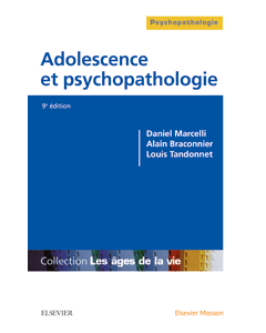 Adolescence et psychopathologie