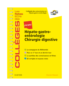 Fiches Hépato-gastroentérologie / Chirurgie digestive