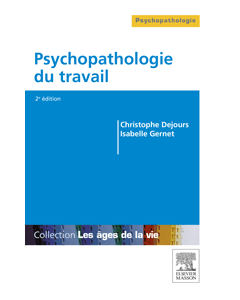 Psychopathologie du travail