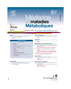 Médecine des maladies Métaboliques