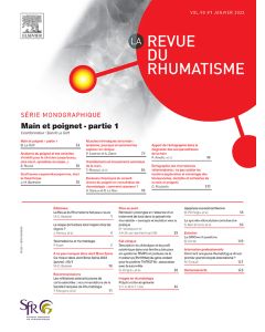 Revue du Rhumatisme